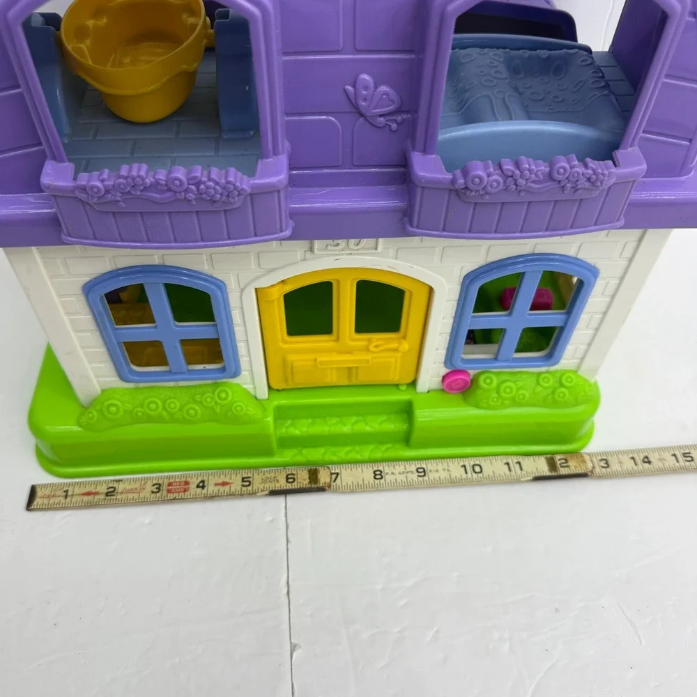Fisher-Price Little People Happy Sounds Home Kids OS Purple White P3329 House